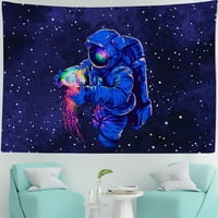 Estetska tapiserija astronaut za spavaću sobu za spavaću sobu estetika, zidna umjetnost tapiserie za