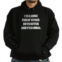 Cafepress - Ja sam ogroman ljubitelj svemirske duksere - pulover Hoodie, klasična, udobna dukserica