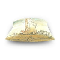 Popcreation Hare bacajte jastučni jastučni poklopac vintage jastuka