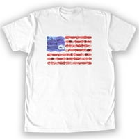 Funkcija - USA Food Flag muške modne majice