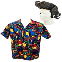 Ace Ventura košulja za odrasle i perika tropski havajski detektivski film