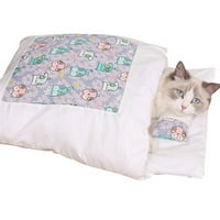 Mekani kućni ljubimac i jastuk, pravokutni crtani tisak za spavanje za pse i mačku, odvojivi poklopac