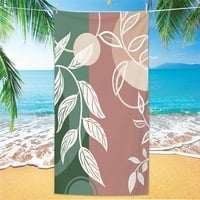 Lingouzi ručnik za plažu od mikrovlakana velikog plaže Lagana uzorka ručnik za kupanje pesak otporna