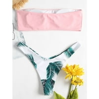 Ženski cvjetni print bikini set push-up kupaći kostim kupaći kostimi
