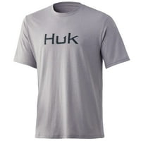 Huk Logo Tee OVRCSTGREY HTH XXXL