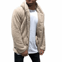 Muška pad i zimska runo HOODIE predimenzionirani jaknu džemper