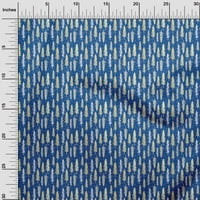 Onuone Rayon srednje plave tkanine azijski šumski obrtni projekti Dekor tkanina štampan dvorište široko