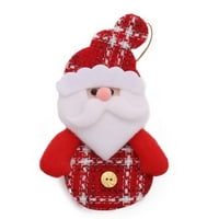 Božićni ukras poklon Santa Claus Snowman Xmas Overgent Doll Mal Decor