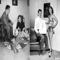 Dona Drake & William Travilla - Split Scene Photo Print