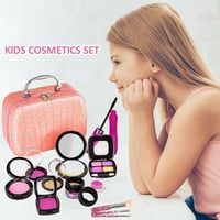 Djevojke i dječji make-up set, oprema za pranje make-up, sigurna i netoksična, stvarna make-up set,