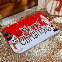 Pgeraug Doormat 3D Neklizajući božićni tisak Tepih za dnevne sobe Podna kuhinja Kupatilo Kupatilo tepih