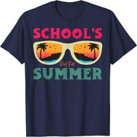 Škole za ljetnu sunčanu plažu za posljednji dan školske majice