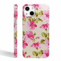 TOBEINT LEATFLY Cvjetni slučaj za iPhone Plus, estetsko šareno cvjetno cvjetno uzorak