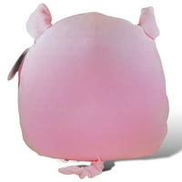 Squishmallows Službeni kellytoy peter svinjski Pink Plish - Punjeni jastuk za igračke životinje