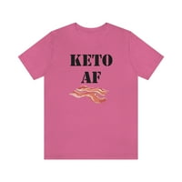 Keto AF Bacon - Smiješna slatka ketogena košulja za prehranu
