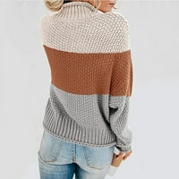 Žene s ramena džemper casual pletenim labavim pulover s dugim rukavima, molimo kupiti jednu ili dvije