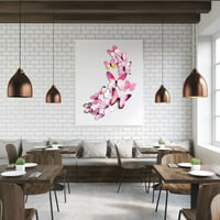 Promotion PVC sjajni simulacijski leptiri set boja realistična kućna mural