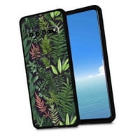 Spring-Leafy-Green-Botanical-telefon za Samsung Galaxy S za žene Muškarci Pokloni, Mekani silikonski
