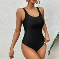 Lopecy-Sta Fashion Casual Ženski konzervativni zavoj jedno-pikni zavoj čvrsti boja seksi kupaći kostim