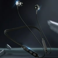 DQueduo Bluetooth slušalice izrez Bluetooth slušalice, HD stereo bežične sportske slušalice, oko vrata