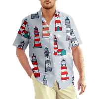 Havajska majica crtana kuća casual majica s kratkim rukavima dolje majice Aloha majica Dječja veličina