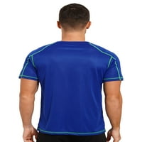 Muška majica kratkih rukava na otvorenom brza suhi košulju za sušenje ribolovnih vrhova Royal Blue XL