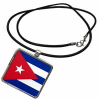 3Droza Zastava Kube - Kubanske plave pruge Crvena trokuta Bijela zvijezda - Karipska ostrva Zemlja Svetske