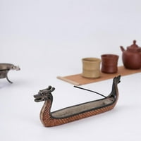 Držač za držač za ukrašavanje lista cifuze skulptura zmajeva brodom kućni dekor