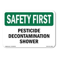 Sigurnost prvi znak - tuš za dekontaminaciju pesticida