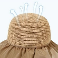 Cocopeants Ljeto Žene Veliki kašika Šešir UV zaštita Sun Hats Solid Boja Mekani sklopivi široki obod