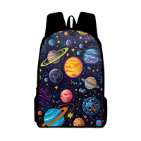 FNYKO ruksak za dječake Djevojke Space Universe Tinejdžeri torbe s ručkom i držačem olovke, Oxford Business