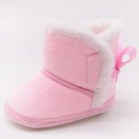 Boots cipele za cipele zimske bebe cipele protiv klizanja snježne snijeg toplim prewalker baby cipele ružičaste 5