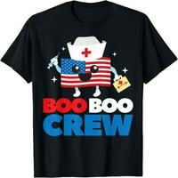 Boo boo posada Američka zastava smiješne četvrti julska američka medicinska majica