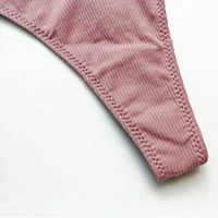GUBOTARE gaćice za žene ženske miševne bešavne ljepilo gaćice niske struke ledene svilene gaćice, ružičasta