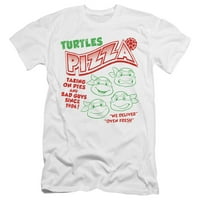 Tinejdžerski mutant Ninja kornjače kornjače Pizza Slim Fit Unise Odrasli majica