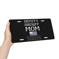 Ponosni mama Šerif Poslanici Tanke plave linije Licenjska ploča aluminijska noverLty Registralna ploča