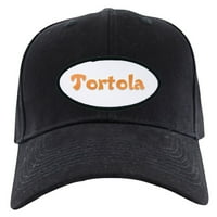 Cafepress - Tortola crna kapa - bejzbol šešir, novost crna kapa