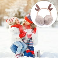 Hemoton božićne slušalice plišane djece fleksibilne lijepe antler Earmuff