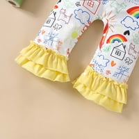 Odjeća za mališane zalijepljene ljetne toddler Baby Girls Boys Ljeto bez rukava Hlače bez rukava Dojenčad