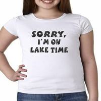 Oprosti što sam na jezeromskom vremenu - Jezero kuća za odmor Love Girl Chiney's Pamučna mladost siva