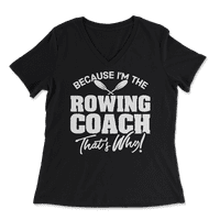 Funny veslački trener majica poklon - zato