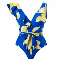 Ženski tiskani Halter Troangle Bikini kupaći odijelo sa kupaćim kostimu