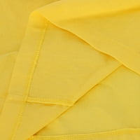 WAVSUF Ljetne haljine za žensko čišćenje pamučne posteljine čvrsti labavi džepovi dugih rukava ljeto