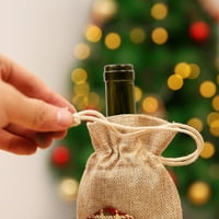 Shuwee božićne džemper boce za vino ručno rađene boce vina džemper haljina za odmor Holiday Home Vinski