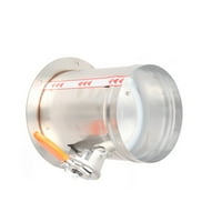 Vanjski prečnik od nehrđajućeg čelika Priručni ventil sa jednim prirubničkim prirubnicom ručni ventil za ventilacijsku cijev