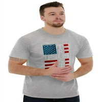 Povjerenje Isuse SAD Američka zastava Cross Muška grafička majica Tees Brisco Brends X