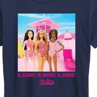 Barbie Film - Bok Barbie Beach - Ženska grafička majica kratkih rukava