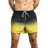Lopecy-Sta muške ljetne prevelike garne gradijentne hlače na plaži Ležerne prilike sa pet bodova Sportske hlače Hlače Muške muške atletski šorci
