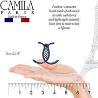 CAMILA PARIS CP Francuski kopča za žene, plave, zube Držač za kosu, djevojke kandža za kosu klipna čeljust