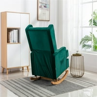 Tapacirana stolica za ljuljanje s dizajnom naslona za ruke, lanačkim kličanim klizačem salon nakloničara